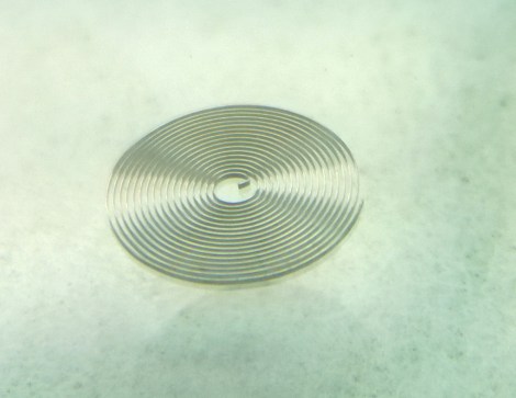 corrected hairspring sized