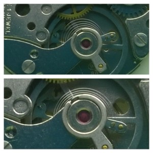 Before Correction on Top, After Correction on Bottom.